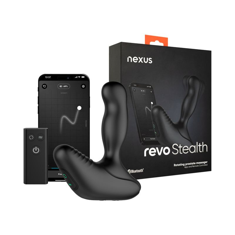 Nexus Revo Stealth App Enabled†Rotating and Vibrating Remote Control Prostate Massager